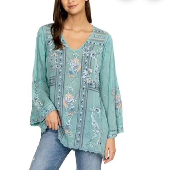 Johnny Was Tops - NWT Johnny Was Tunic size Small